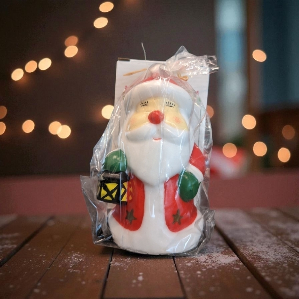 Santa Claus Candle- Christmas Decor